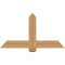 Ekena Millwork Eugene Smooth Timber Gable Bracket, Western Red Cedar, 48"W x 26"H x 3 1/2"D x 5 1/2"F, 13/12 Pitch GBW048X26X0406EUG00SWR - alternate 1